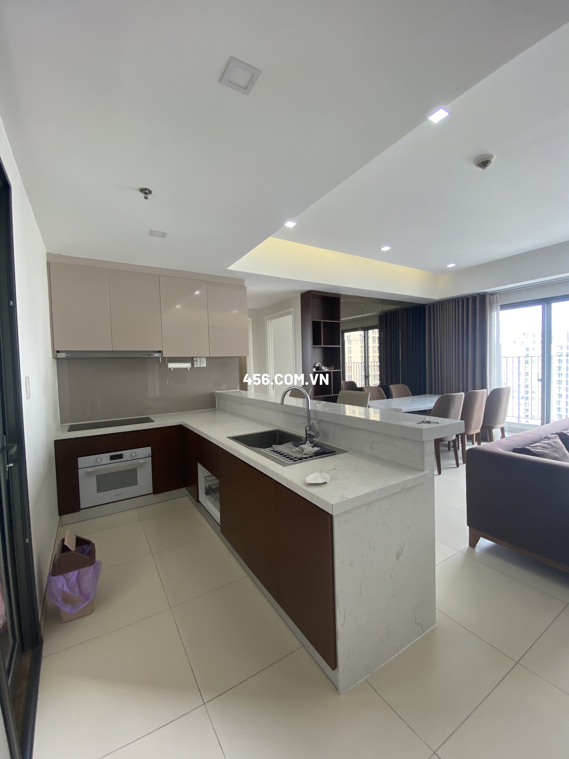 Hinh-3 Bedrooms Masteri Thao Dien For Rent HighFloor Fully Furnished