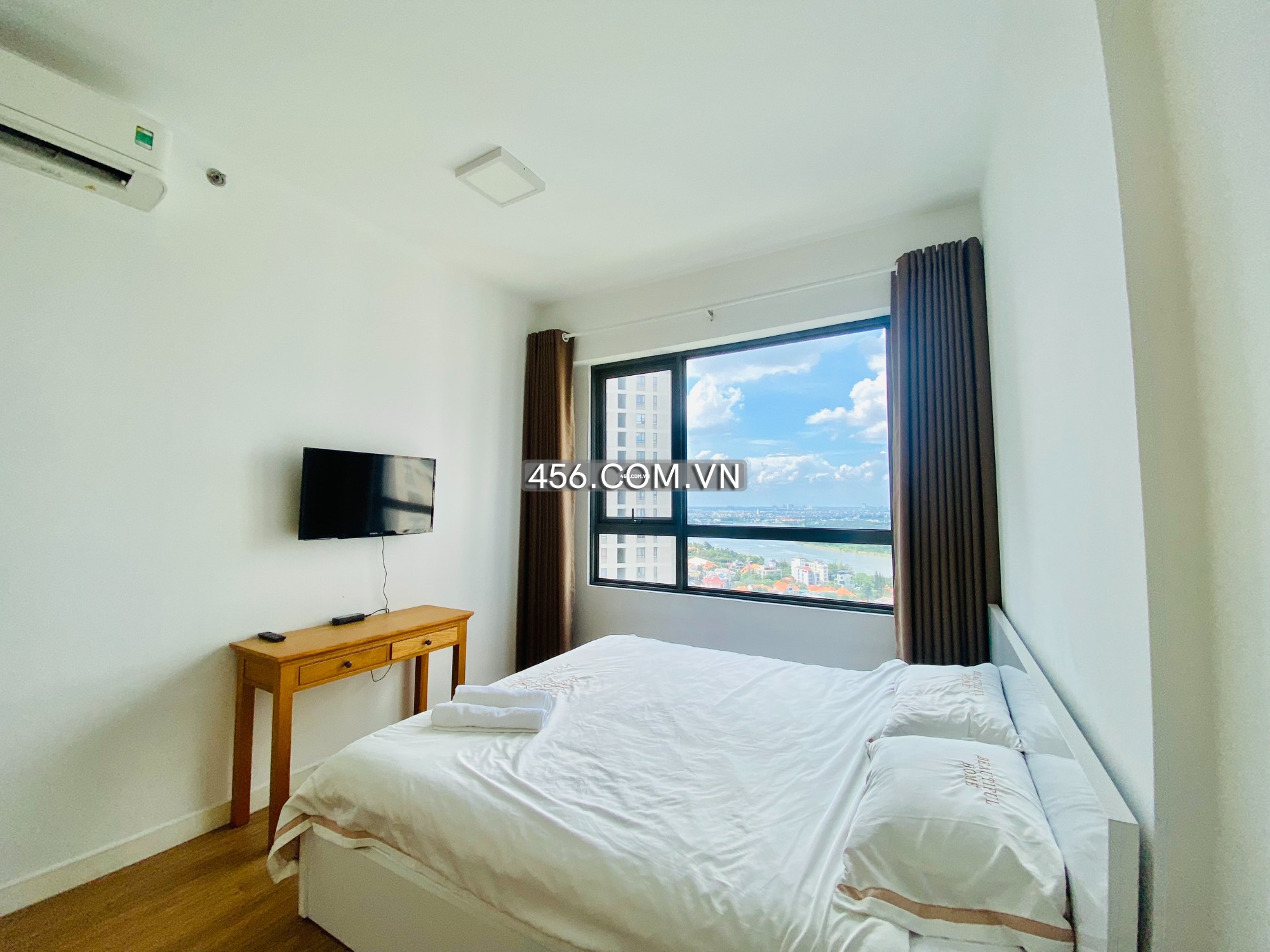 Hinh-Cho thuê căn hộ Masteri Thảo Điền 2 phòng ngủ view sông lầu cao airbnb