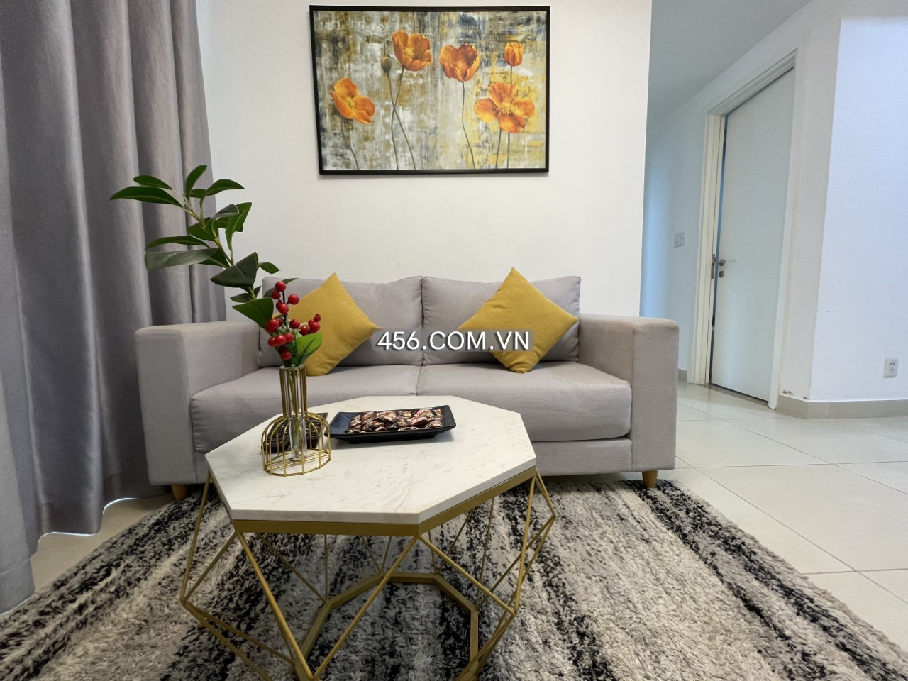 Hinh-2 Bedrooms Masteri Thao Dien apartment for rent Airbnb in Tower 2 corner unit