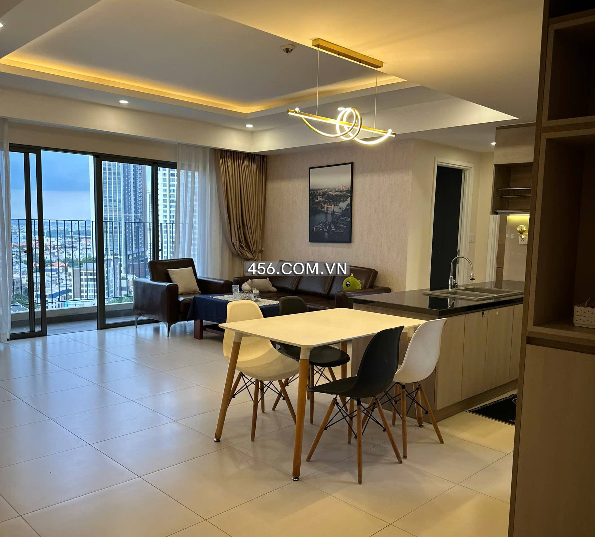 Hinh-3 Bedrooms Masteri Thao Dien Flat For Rent Tower 5 HighFloor