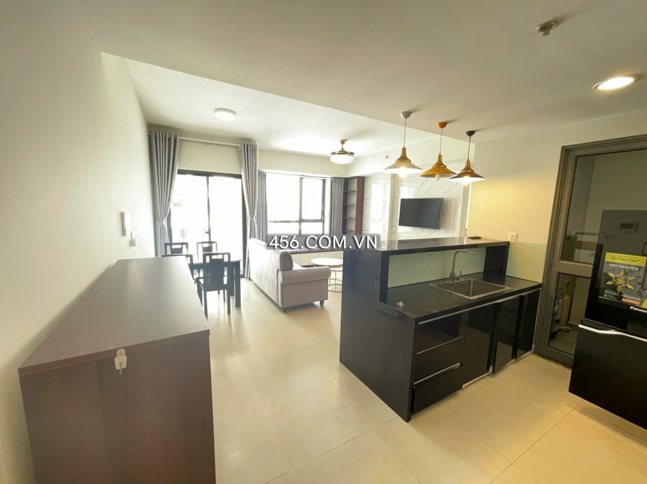 Hinh-2 Bedrooms Masteri Thao Dien Apartment For Rent Corner Unit