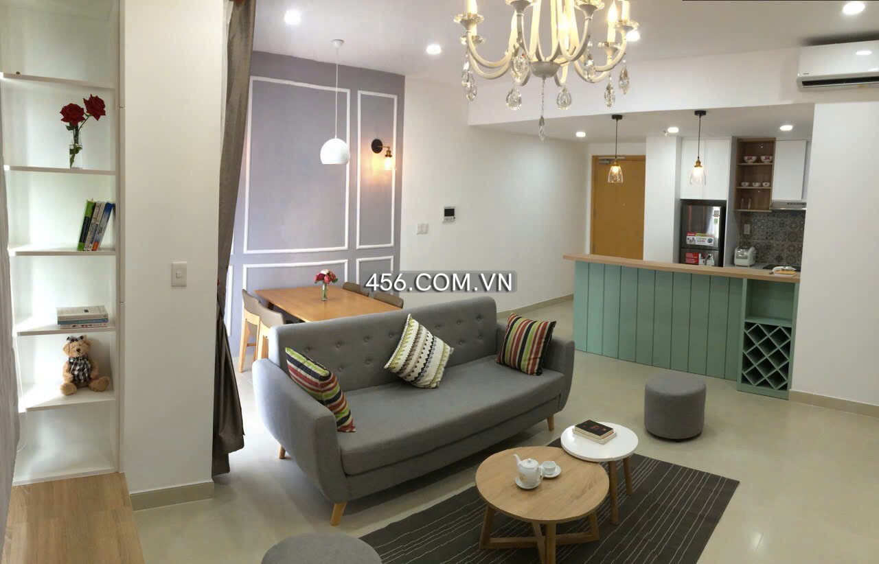 Hinh-Open Kitchen 2 Bedrooms Masteri Thao Dien Apartment for rent