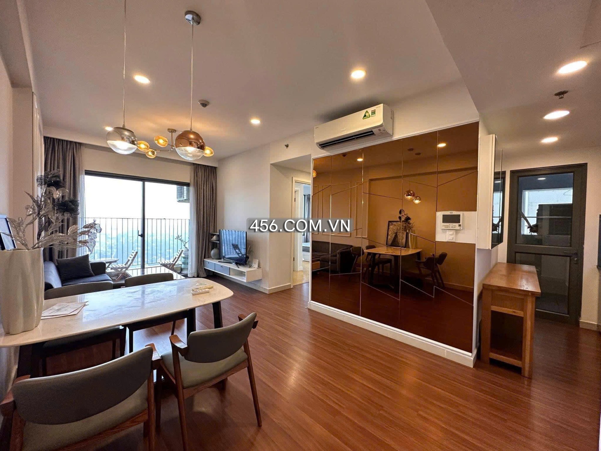 Hinh-2 Bedrooms Masteri Thao Dien Apartment For Lease City View