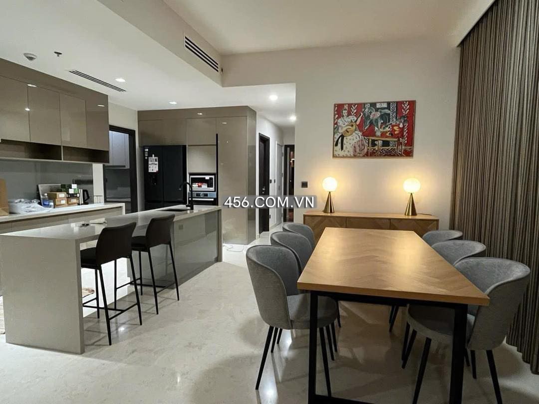 Hinh-4 Bedrooms Q2 Thao Dien Apartment For Rent Elegant Furniture