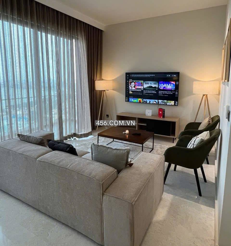 Hinh-4 Bedrooms Q2 Thao Dien Apartment For Rent Elegant Furniture