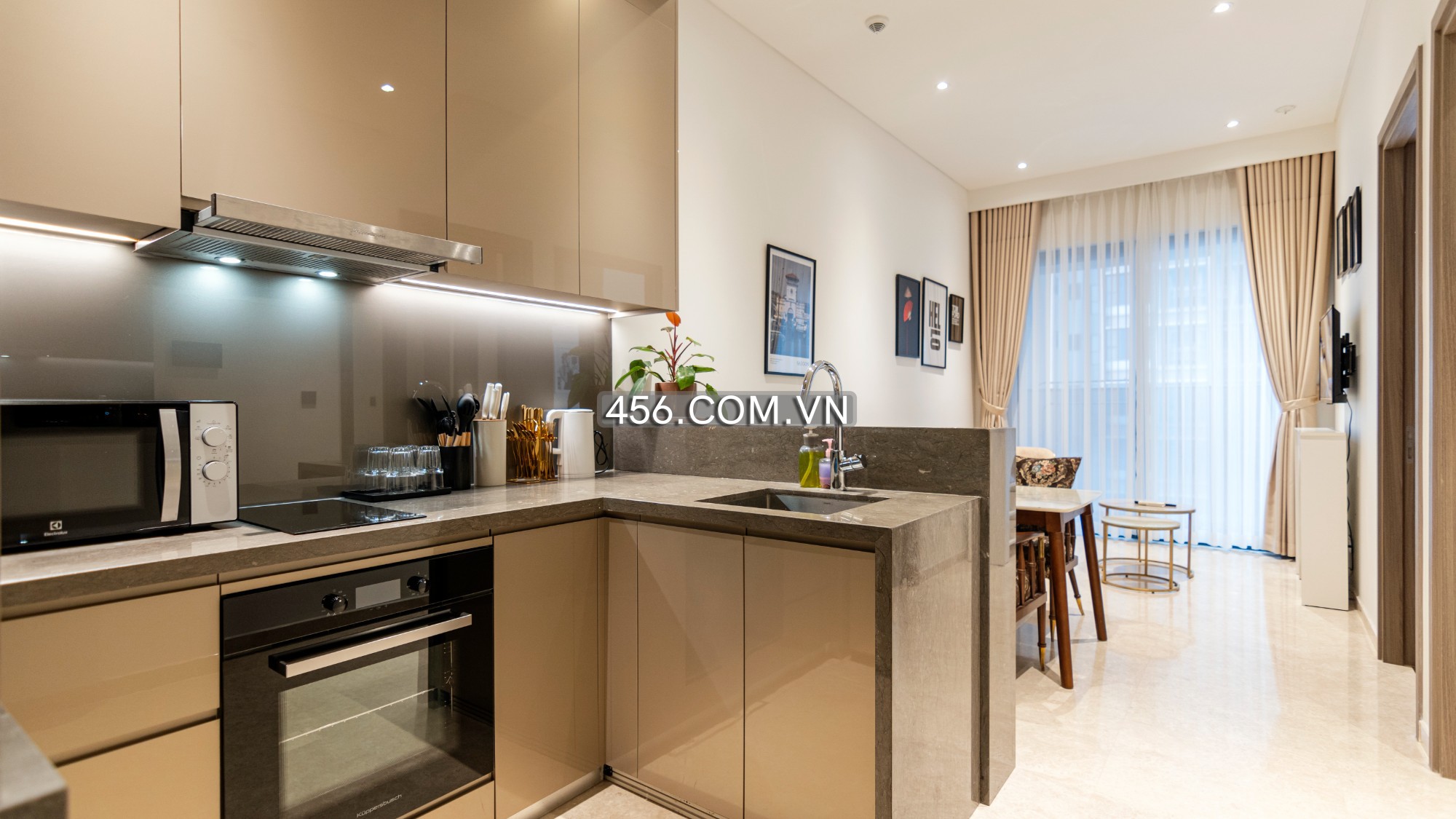 Hinh-Căn hộ The Marq 1 phòng ngủ cho thuê đầy đủ nội thất đẹp