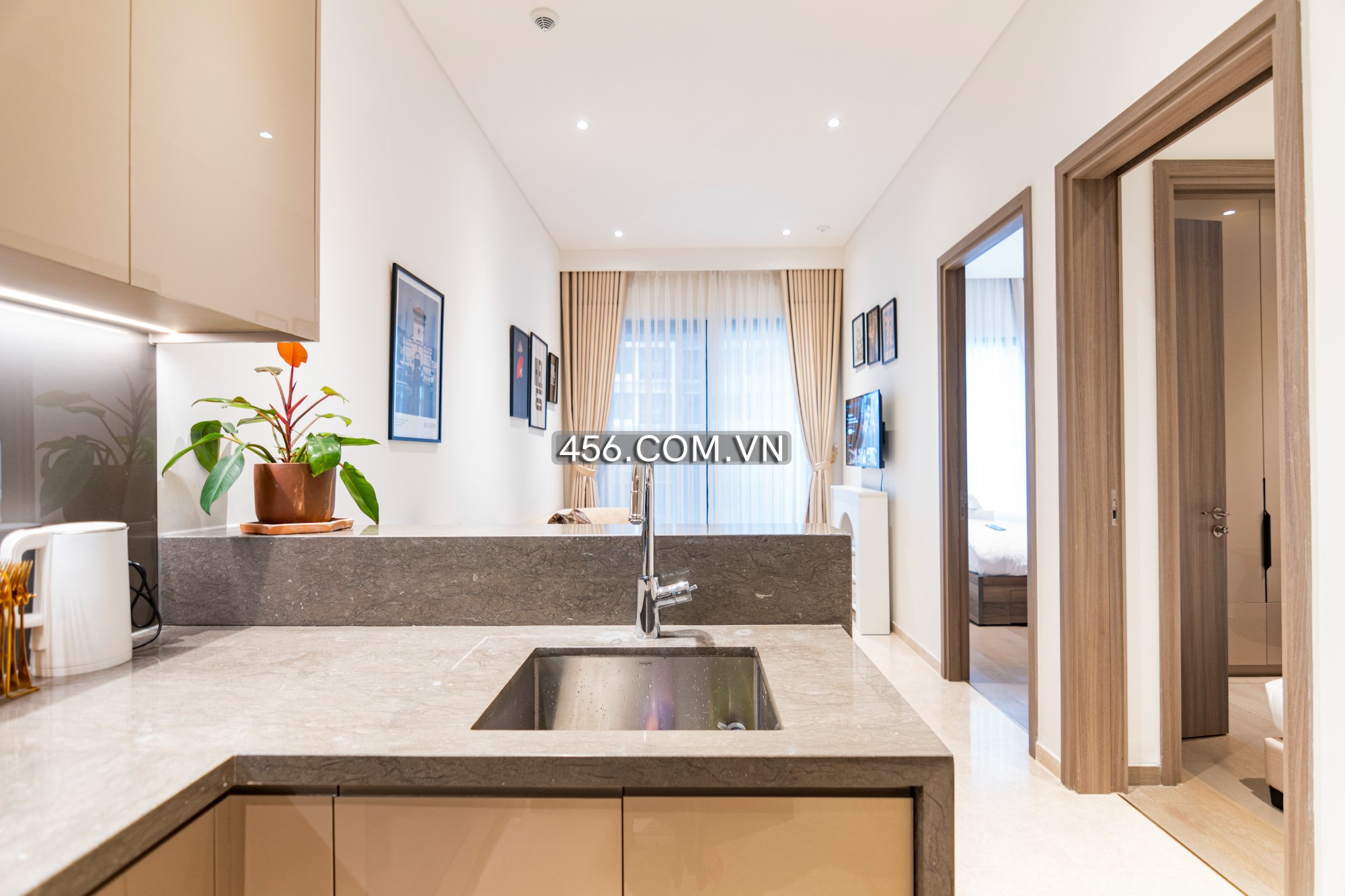 Hinh-Căn hộ The Marq 1 phòng ngủ cho thuê đầy đủ nội thất đẹp