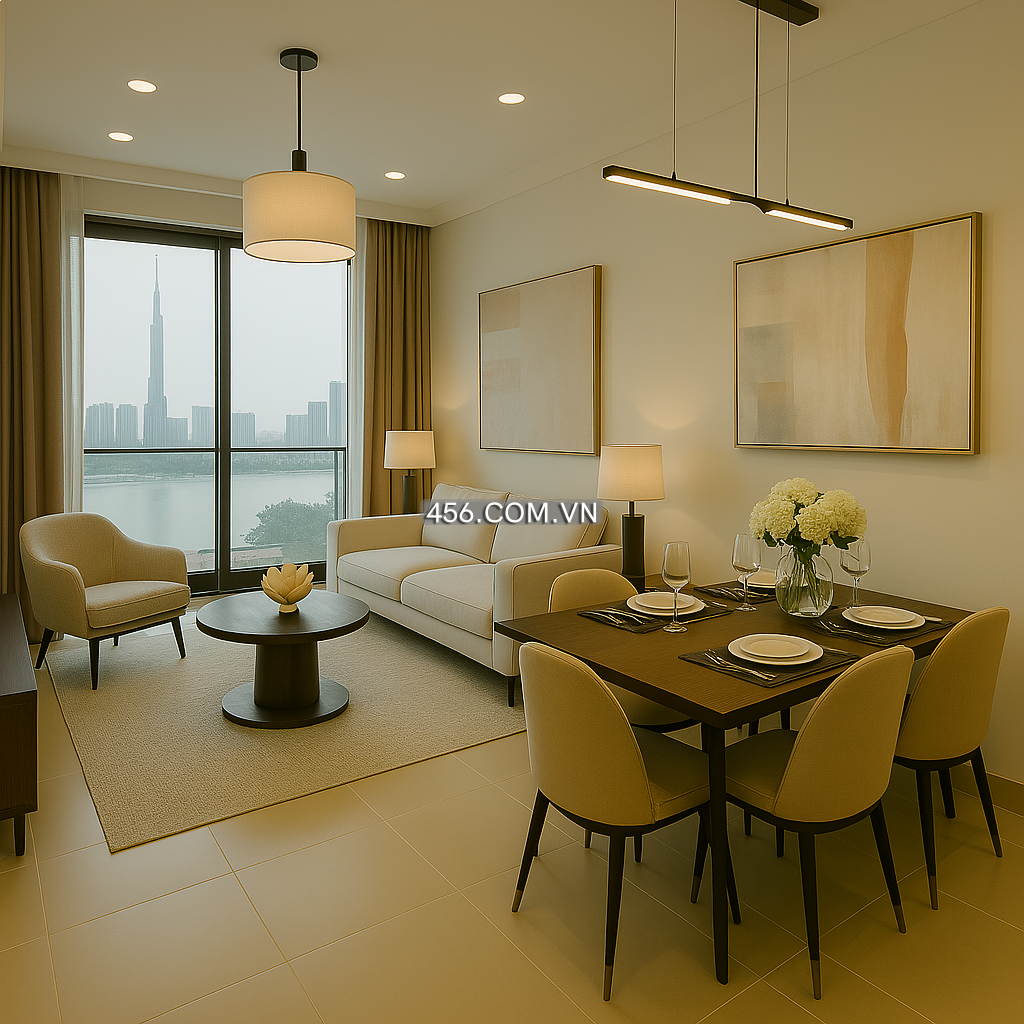 Cho thuê căn hộ Zeit River Thủ Thiêm 2 phòng...