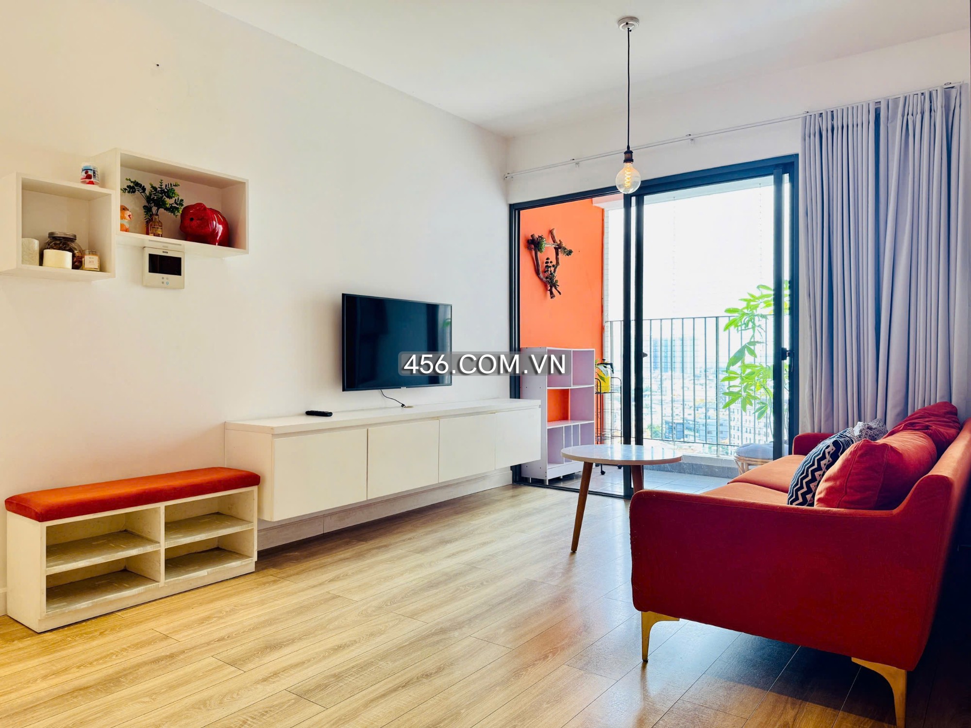 Hinh-Cho thuê Masteri Thảo Điền 1PN ban công rộng view Landmark 81 nội thất đẹp