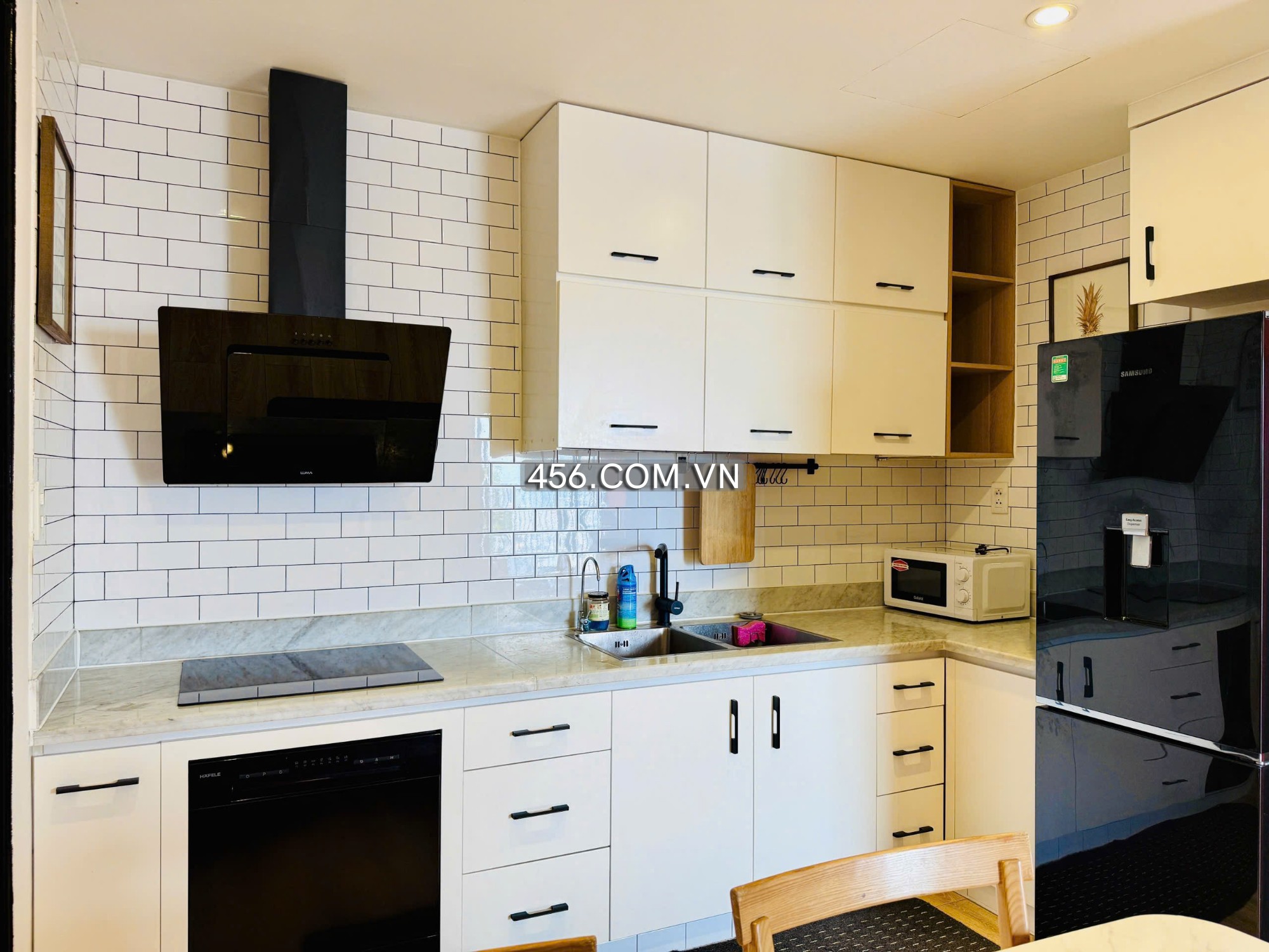 Hinh-Cho thuê Masteri Thảo Điền 1PN ban công rộng view Landmark 81 nội thất đẹp