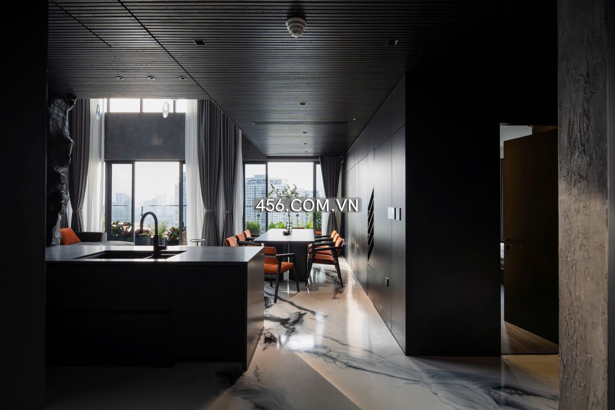 Hinh-Cho thuê Penthouse One Verandah 3PN 230m² view sông & TP tuyệt đẹp