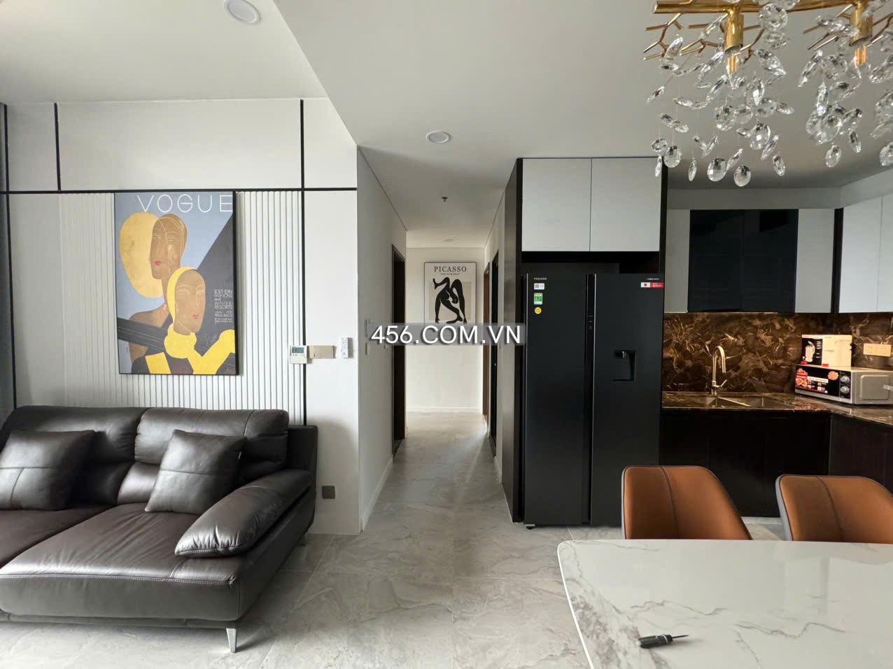 Hinh-3 Bedrooms Lumiere Riverside Thao Dien Apartment For Lease River View