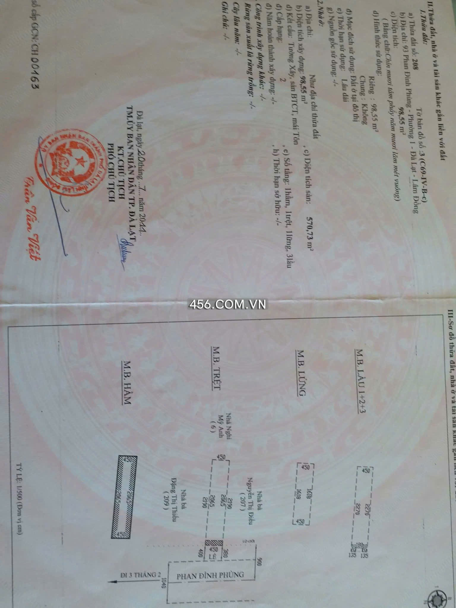 Hinh-Cho thuê mặt bằng mặt tiền đường Phan Đình Phùng Đà Lạt đẹp