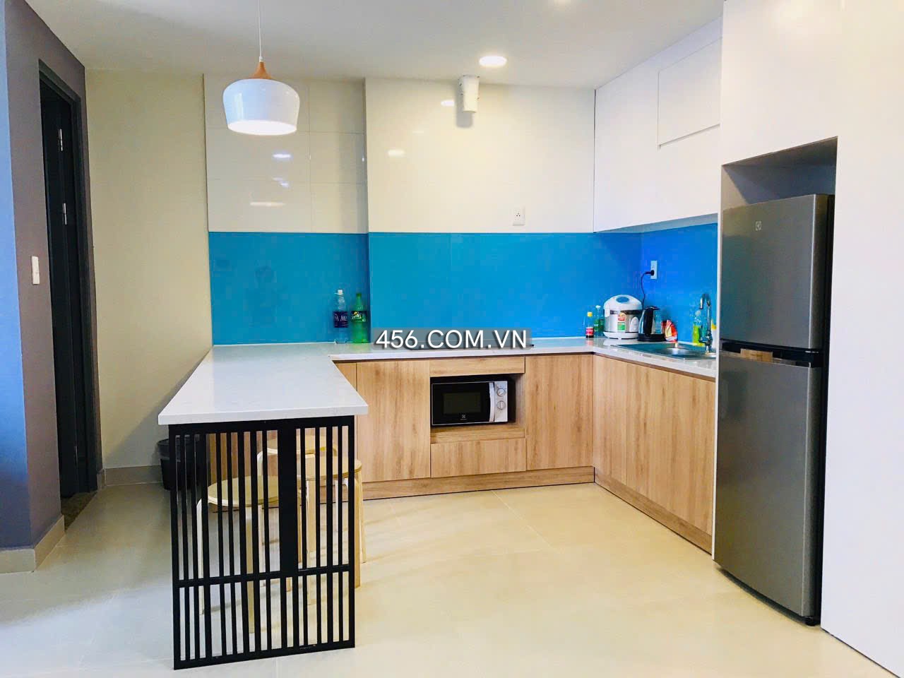 Hinh-1 Bedrooms Masteri Thao Dien Apartment For Rent Morden Design