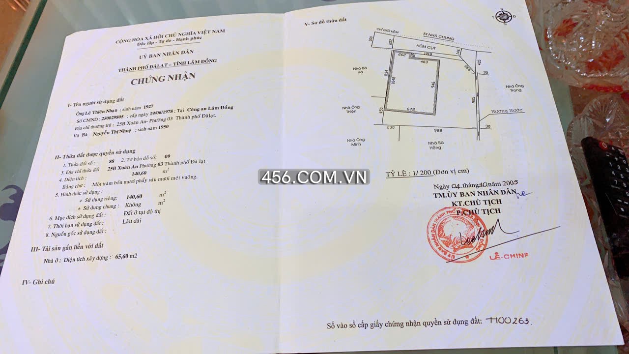 Hinh-Bán Nhà Ngay Đường Xuân An Đà lạt Phường Xuân Hương trung tâm