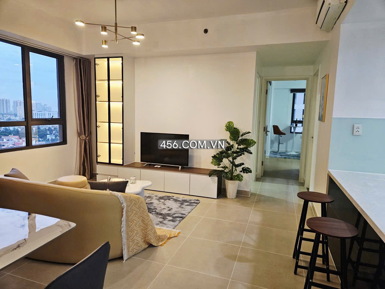 Hinh-2 Bedrooms Masteri Thao Dien Apartment For Lease Corner Unit Nice Interior