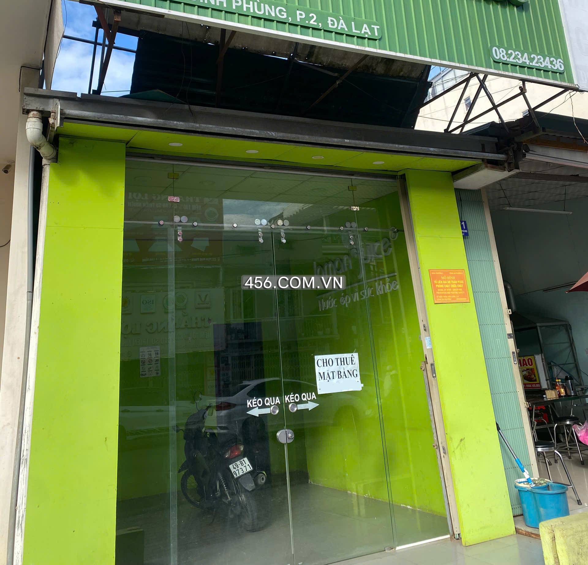 Hinh-Cho thuê mặt bằng nhỏ mặt tiền Phan Đình Phùng 10 triệu/tháng Đà Lạt