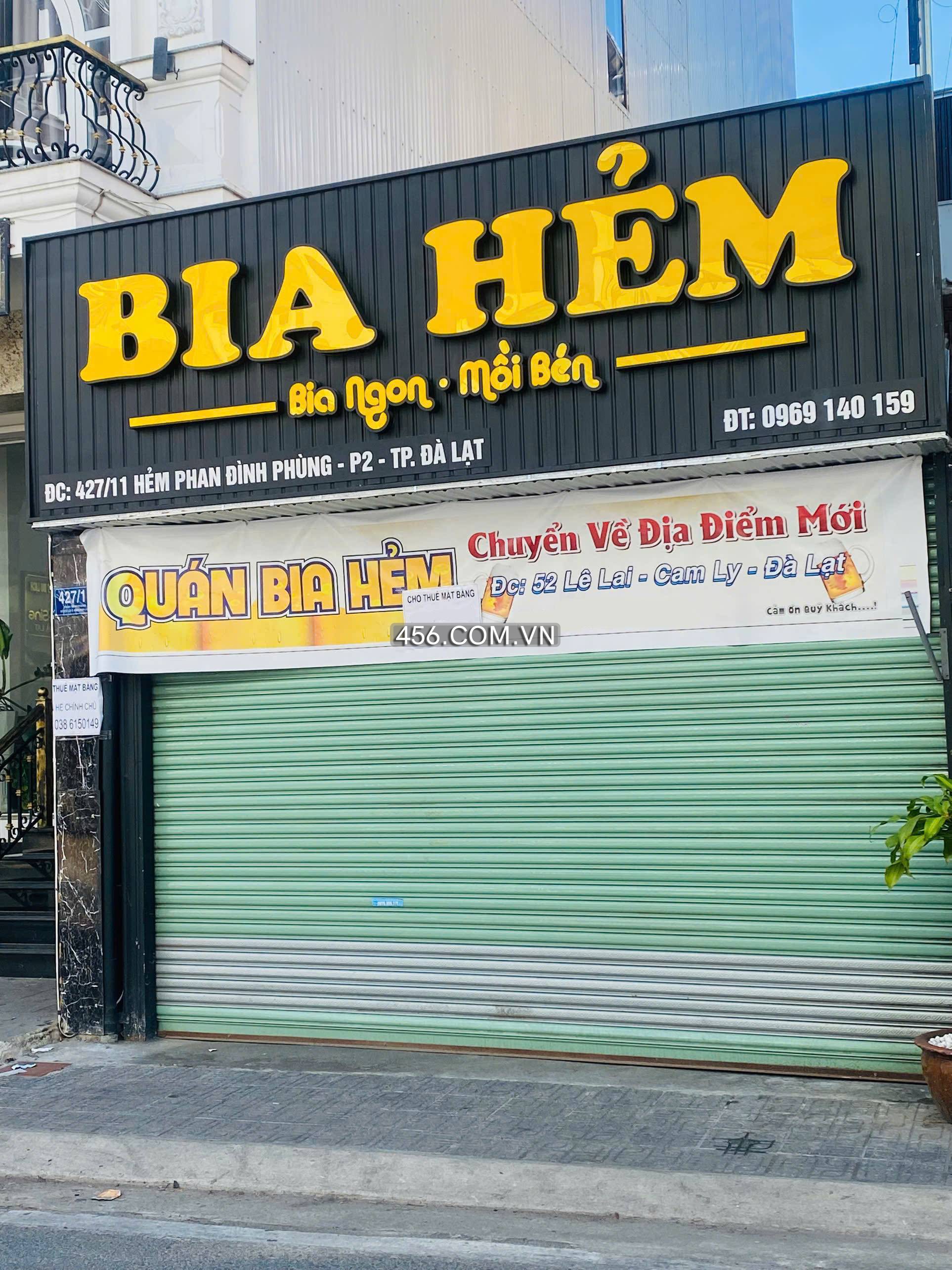 Hinh-Cho thuê mặt bằng đường Phan Đình Phùng Đà Lạt kinh doanh