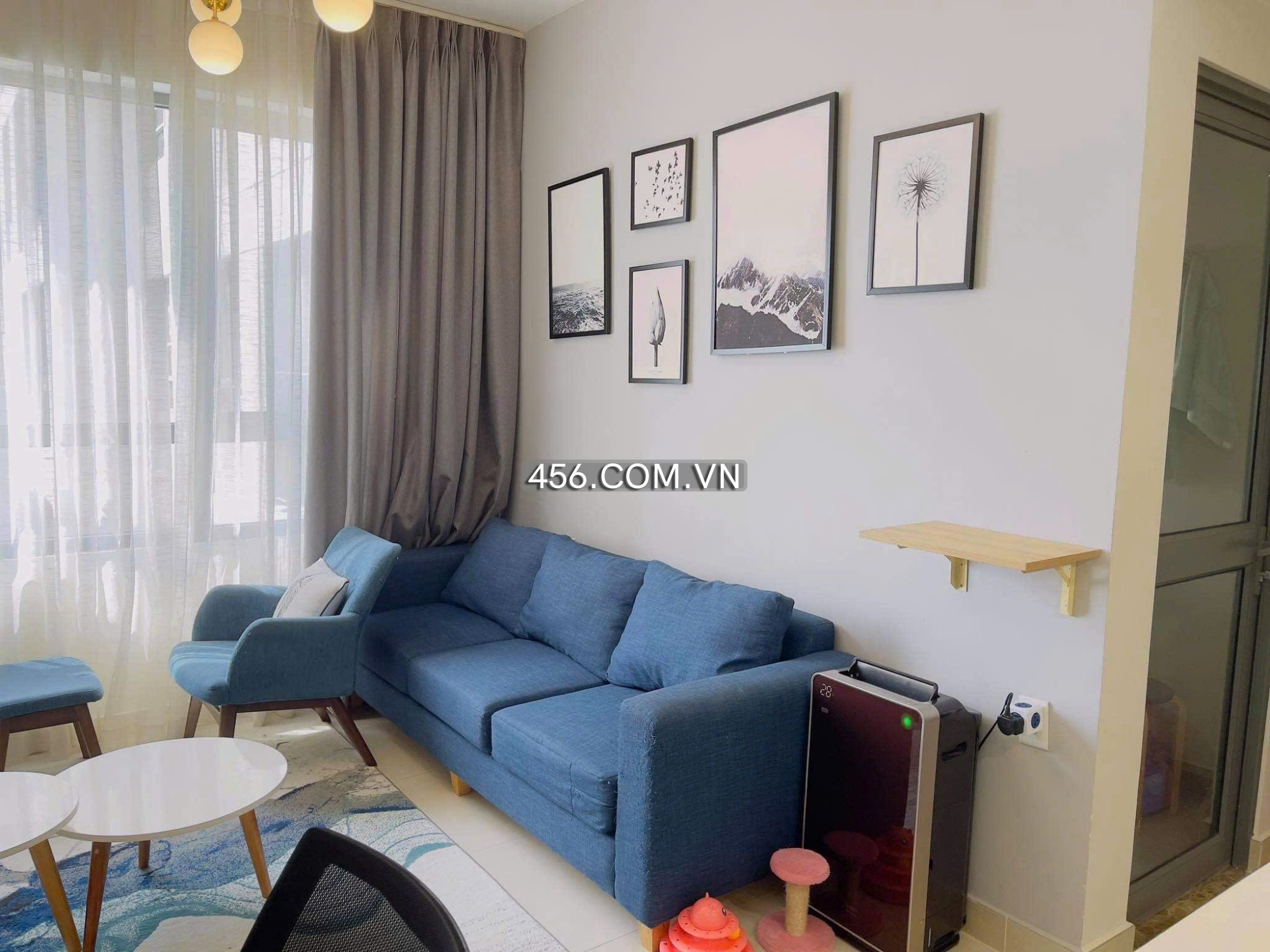 Hinh-1 Bedrooms Masteri Thao Dien Apartment for rent Morden Furniture
