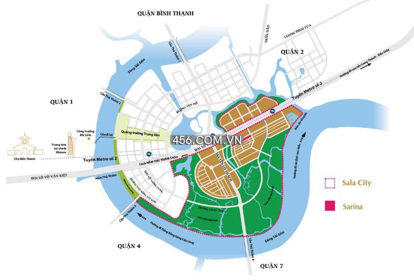 Căn Hộ Sarina Sala Thủ Thiêm Giá Cho Thuê và Bán 04/2026