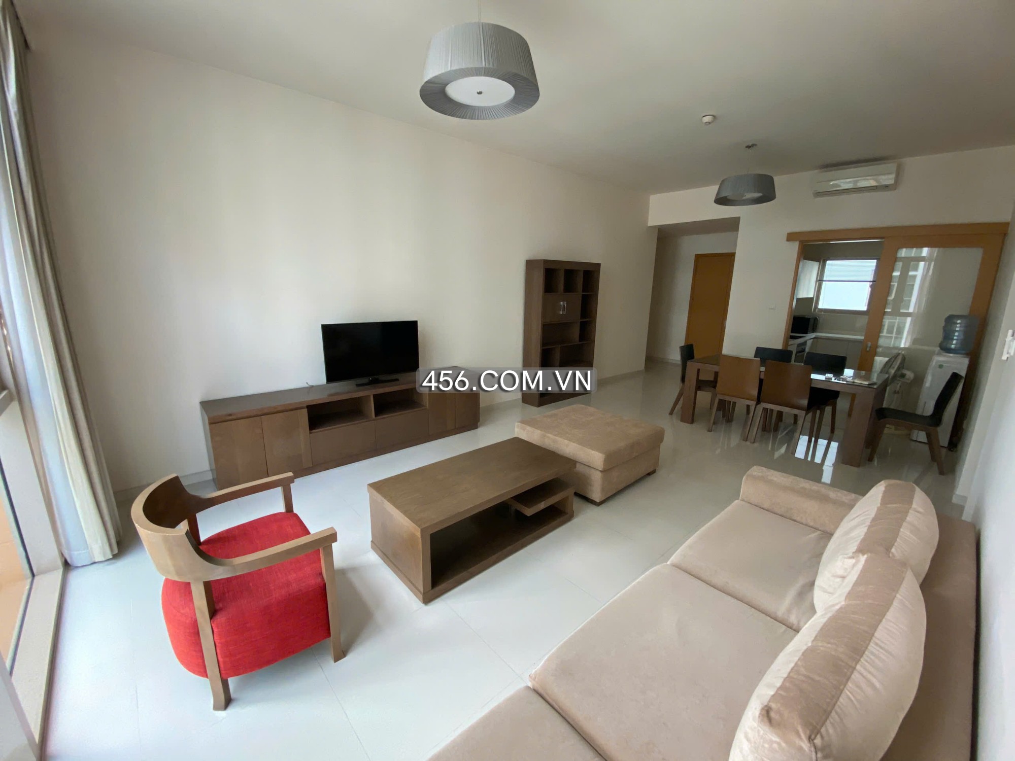 Hinh-The Vista Apartment For Rent 3 Bedrooms Tower 5 Pool View