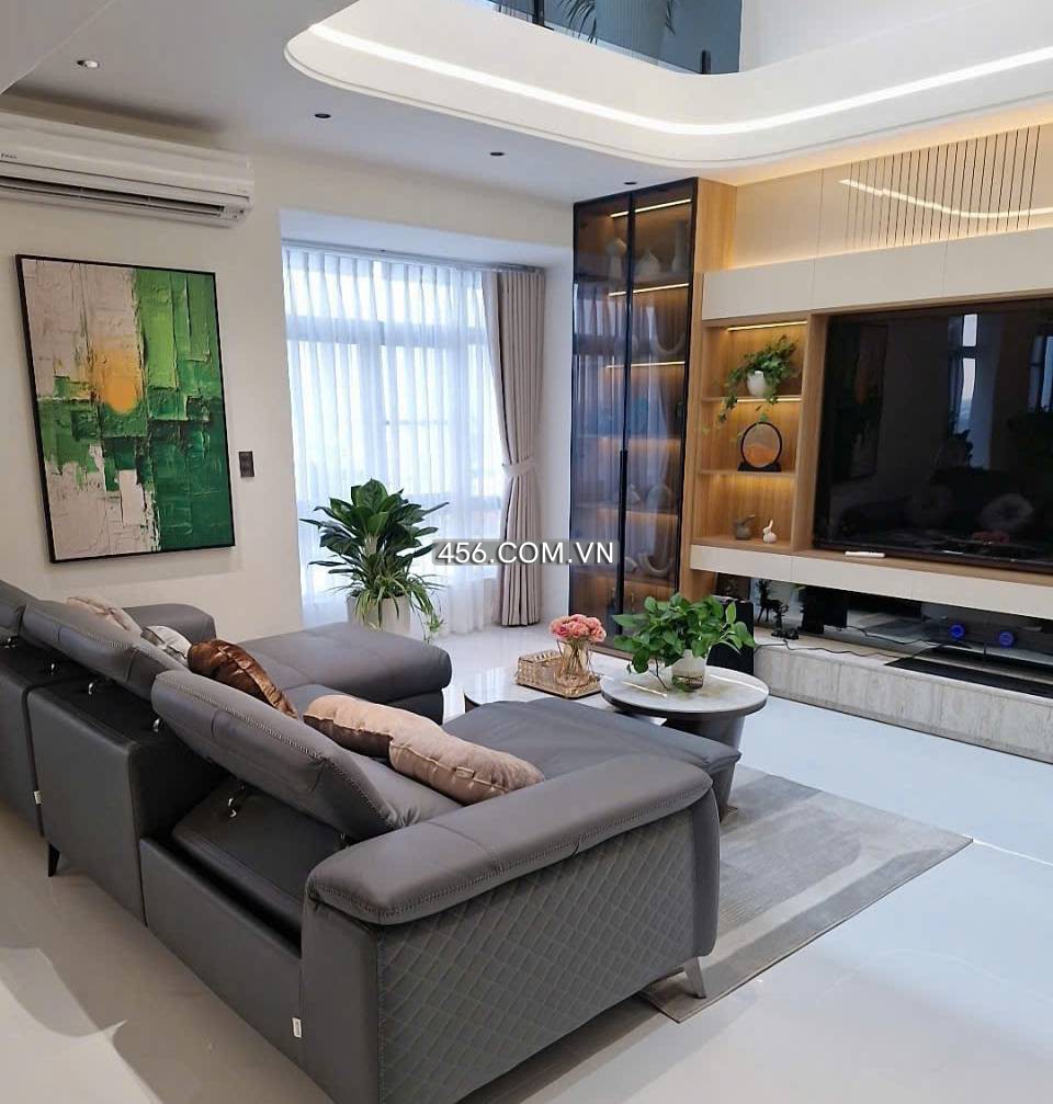 Hinh-Penthouse Sky Garden 2 Apartment For Lease Brandnew Furniture Morden District 7