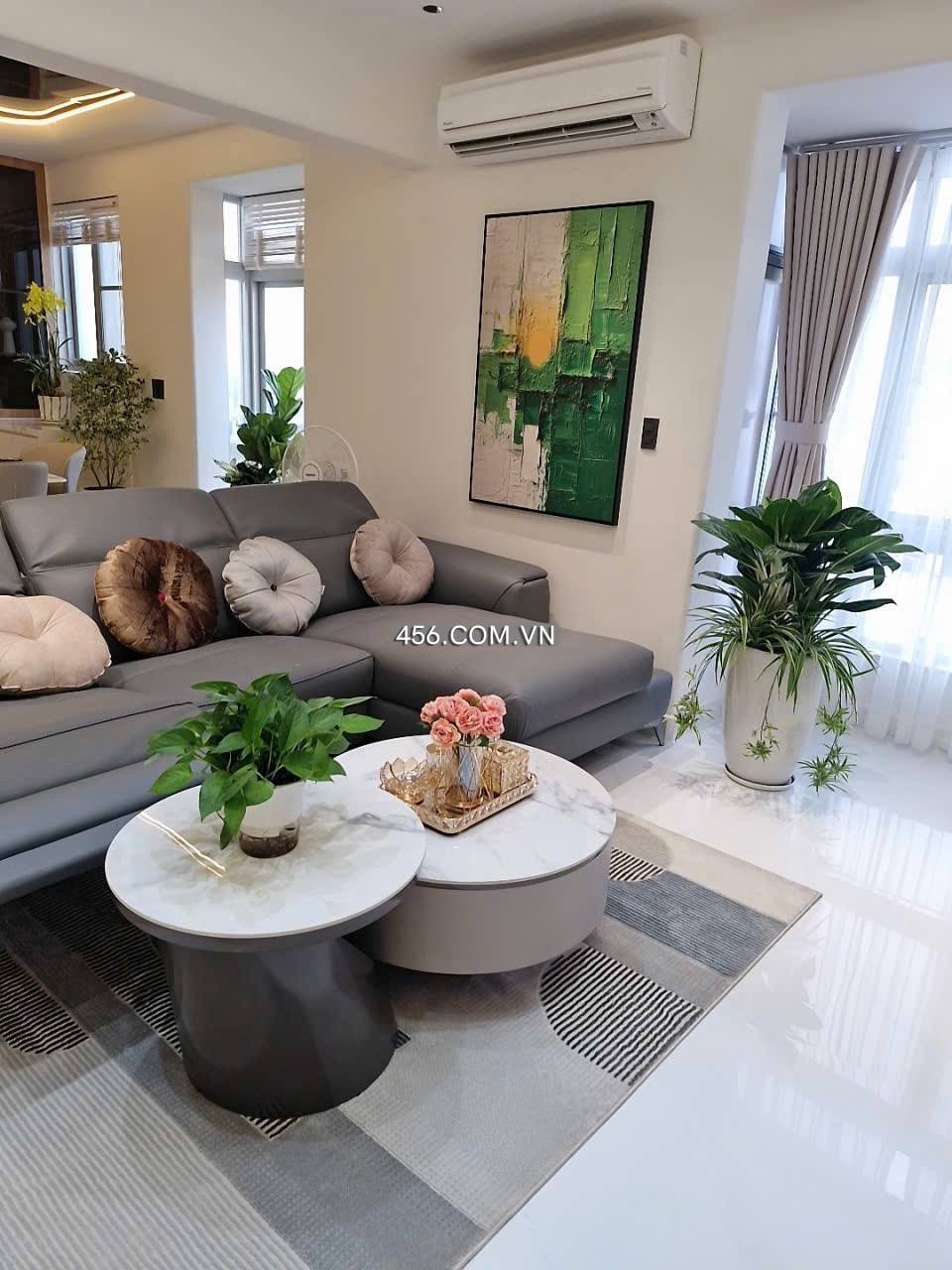 Hinh-Penthouse Sky Garden 2 Apartment For Lease Brandnew Furniture Morden District 7