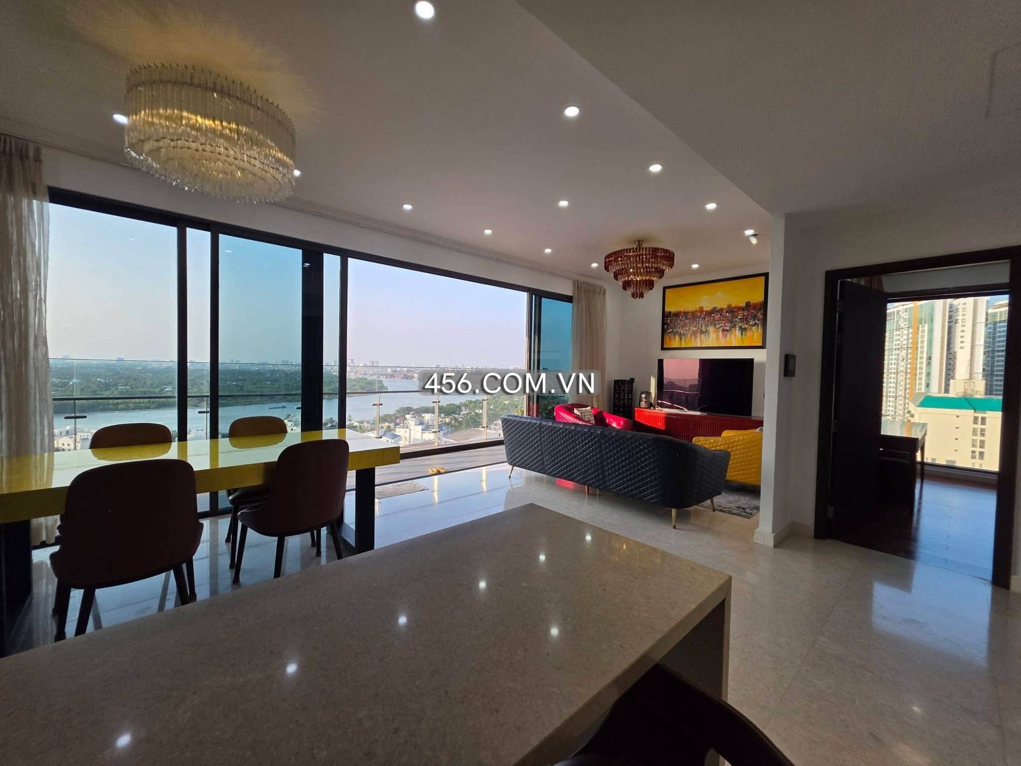 Hinh-4 Bedrooms Q2 Thao Dien Apartments For Lease 182 sqm River View