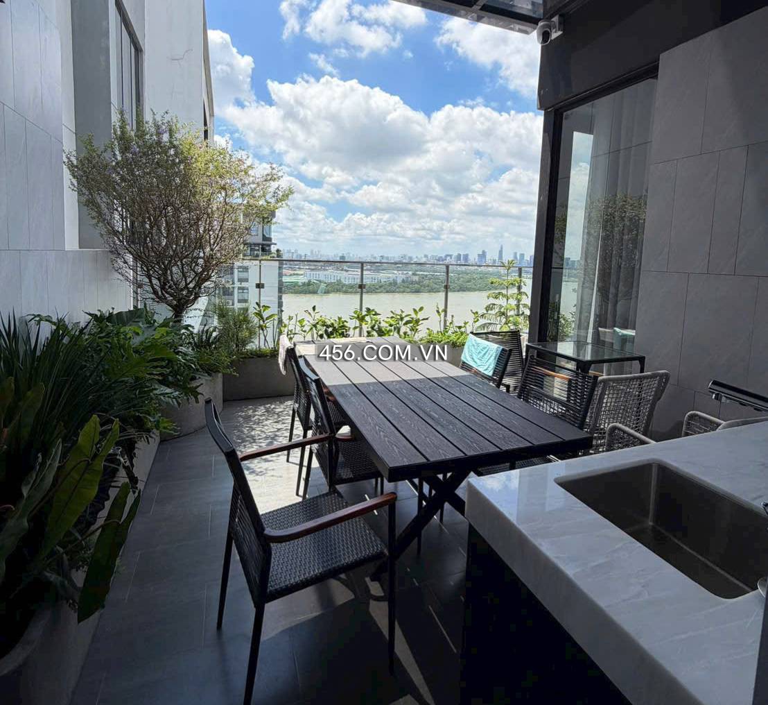 Hinh-Penthouse căn hộ One Verandah cho thuê 220m2 3 phòng ngủ nội thất hiện đại