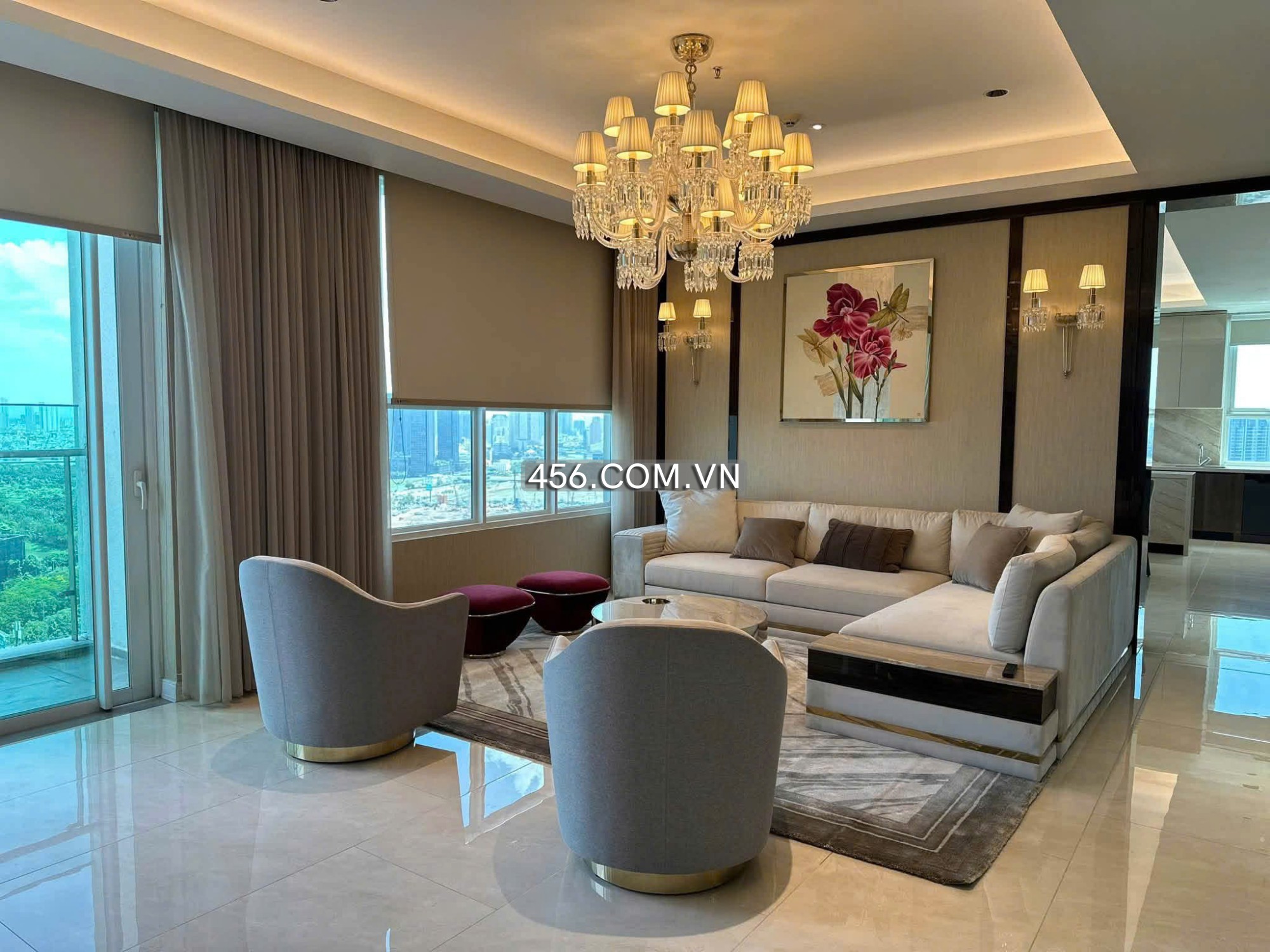 Hinh-4 Bedrooms Sadora Sala Apartment For Rent 215sqm Morden Furniture