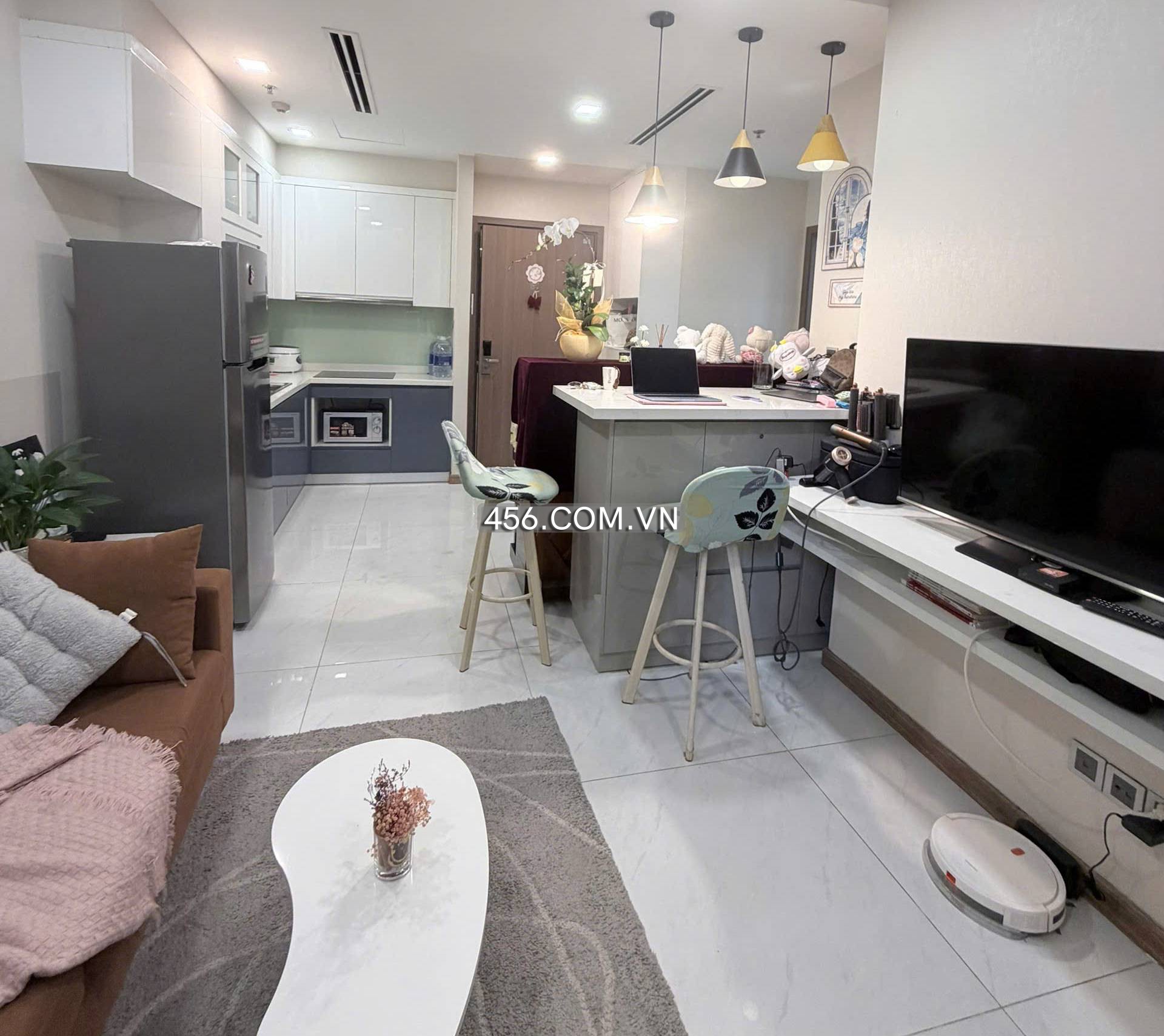 Hinh-1 Phòng Ngủ căn hộ Vinhomes Central Park cho thuê tòa Park 1 55m2