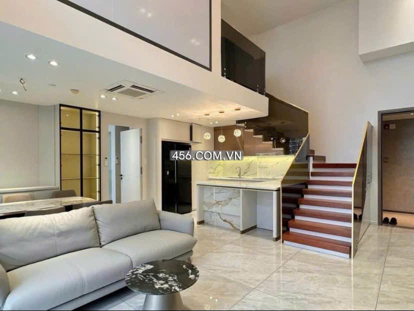 Hinh-Duplex with Garden Opera Apartment Metropole Thu Thiem For Lease