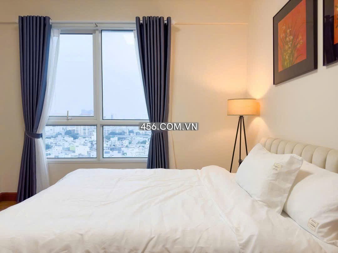 Hinh-1 Bedroom The Manor Apartment For Lease 60sqm Morden Furniture