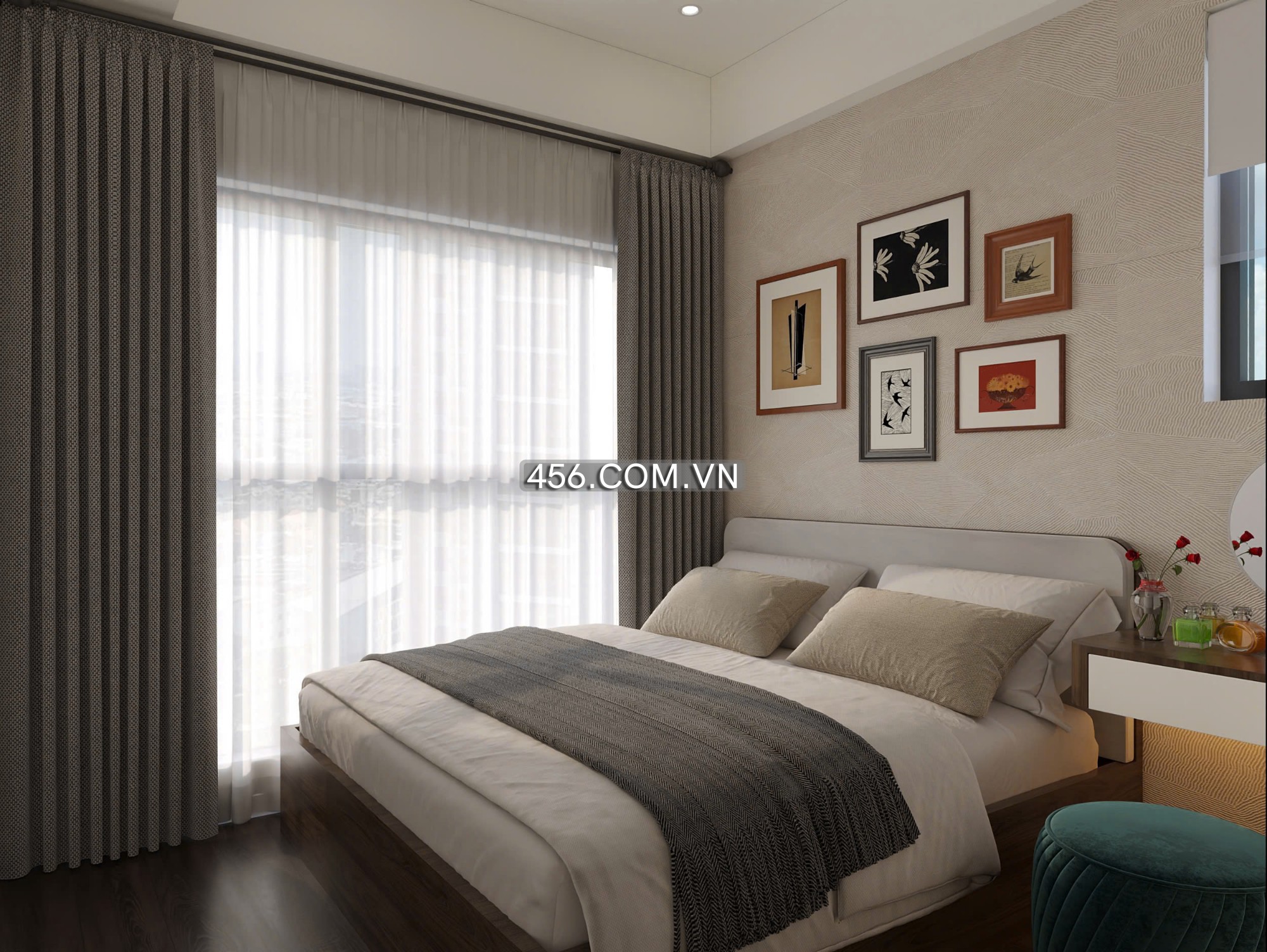 Hinh-Victoria Village Apartment For Lease 1 Bedroom Morden Furniture