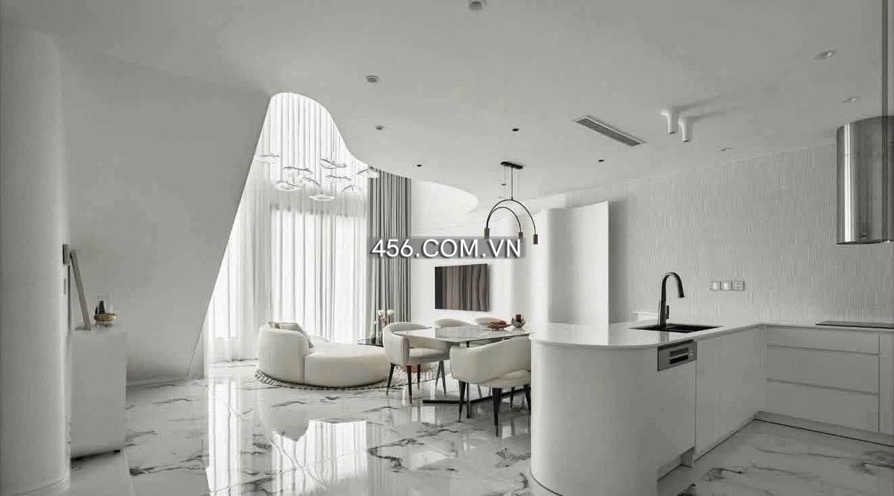 Hinh-Duplex The River Thu Thiem Apartment For Lease 139 m2 Morden Furniture
