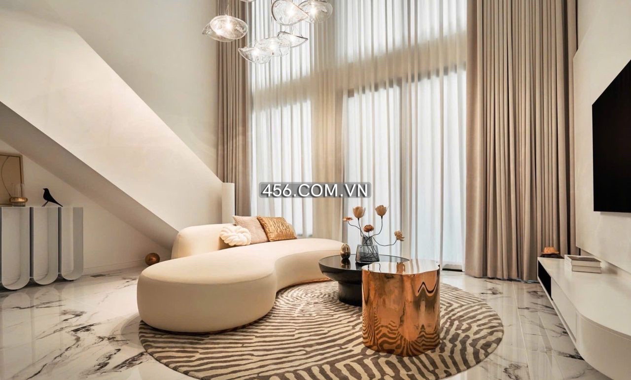 Hinh-Duplex The River Thu Thiem Apartment For Lease 139 m2 Morden Furniture