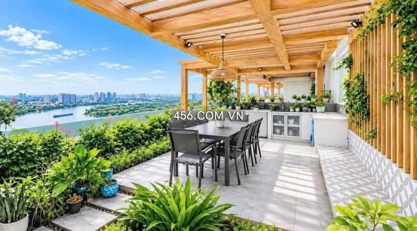 Hinh-Cho thuê Penthouse The Vista đầy đủ nội thất 3 tầng sân vườn rộng
