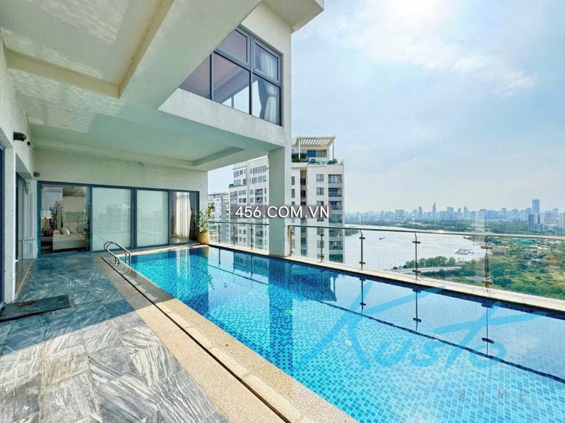 Hinh-Penthouse Diamond Island Apartment For Lease Private Pool and Garden