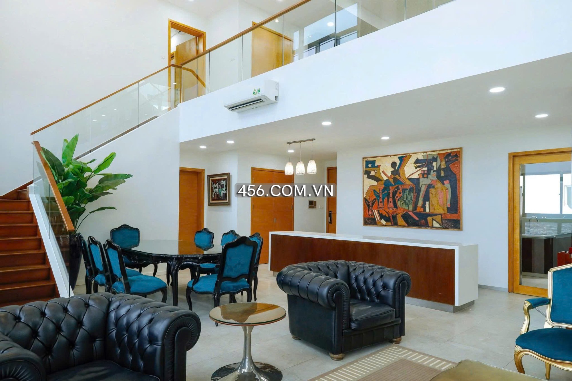 Hinh-Penthouse The Vista An Phu Apartment For Lease River View With Morden Furniture