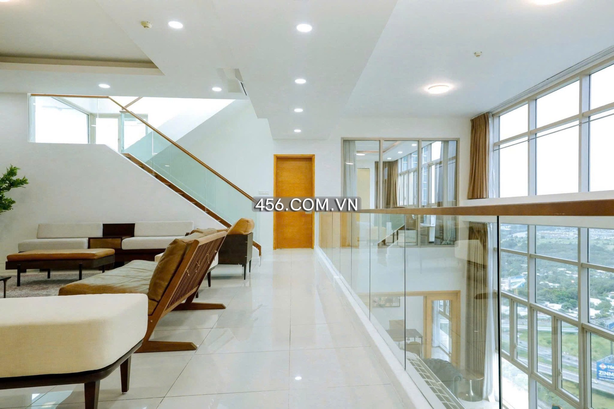 Hinh-Penthouse The Vista An Phu Apartment For Lease River View With Morden Furniture