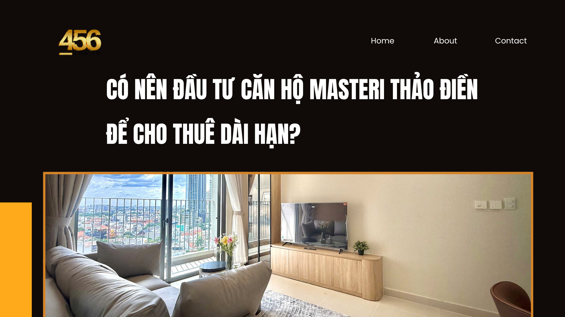 Có nên đầu tư căn hộ Masteri Thảo Điền để cho thuê dài hạn