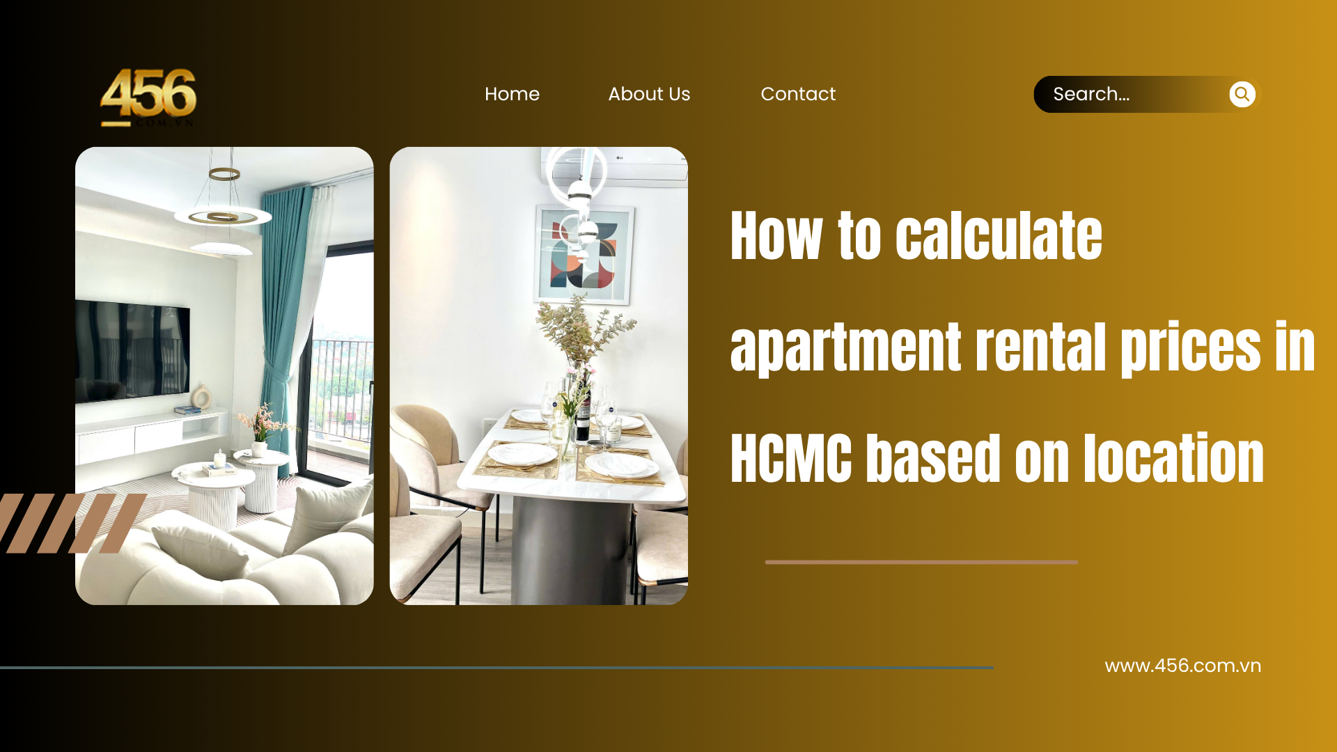 How to calculate apartment rental prices in HCMC based on location