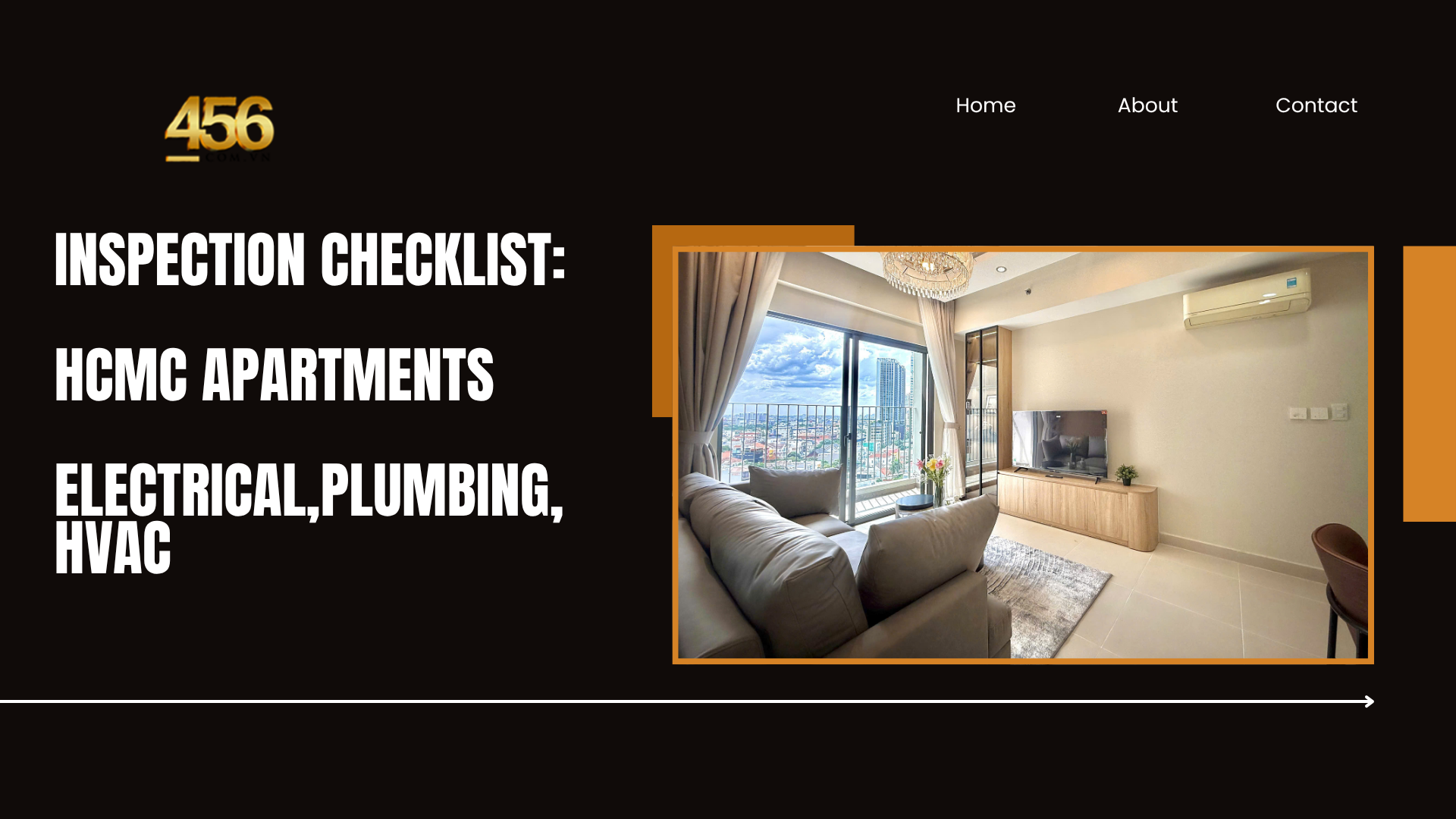 inspection checklist HCMC apartments electrical,plumbing, hvac