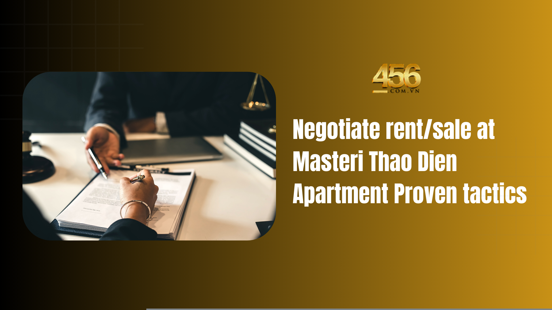 Negotiate rentsale at Masteri Thao Dien Apartment Proven tactics