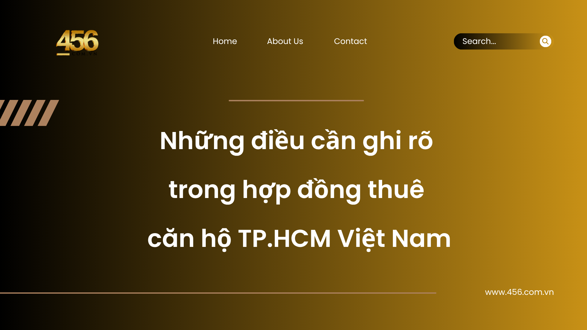Những điều cần ghi rõ trong hợp đồng thuê căn hộ TP.HCM Việt Nam