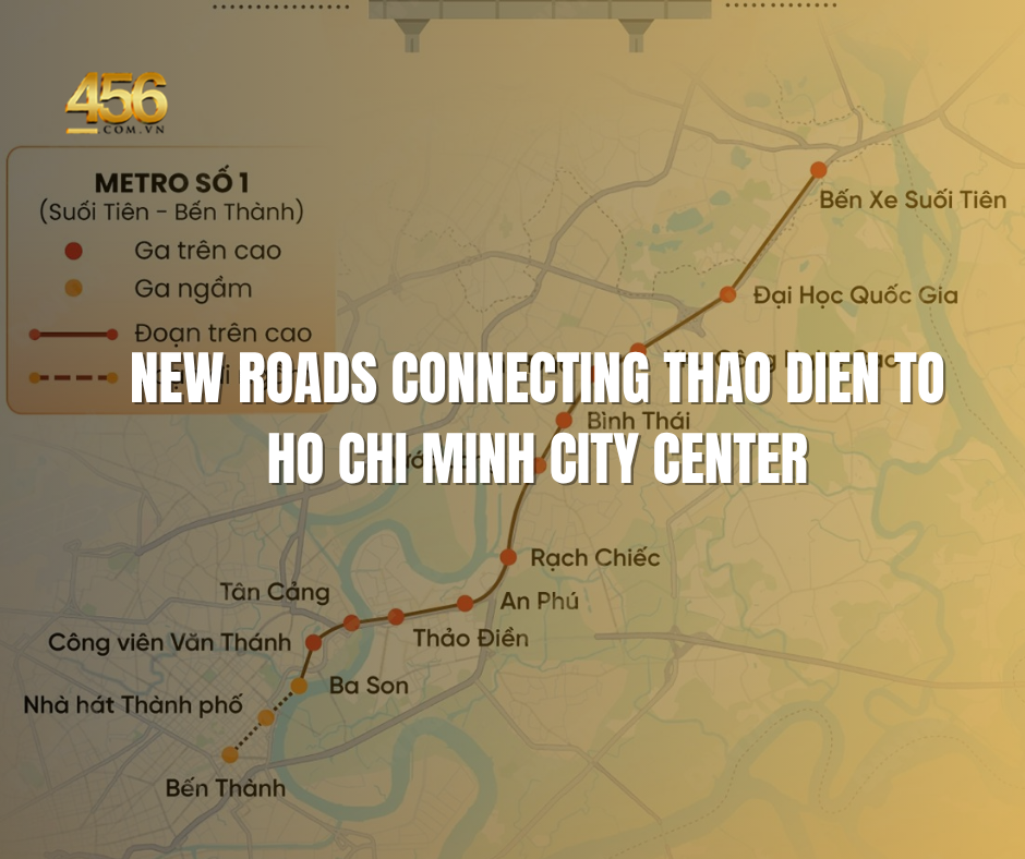 New Roads Connecting Thao Dien to Ho Chi Minh City Center