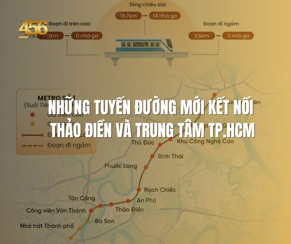Những tuyến đường mới kết nối Thảo Điền và trung tâm TP HCM